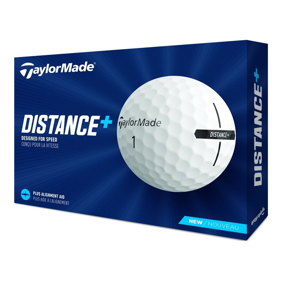 Фото - Гольф Taylor Made Distance+ 12-pack  piłki golfowe (białe i żółte)