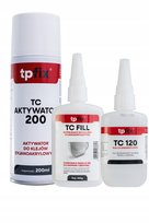 TC PORCELAIN KIT 120 Profesjonalny zestaw do klejenia porcelany 50g+100g