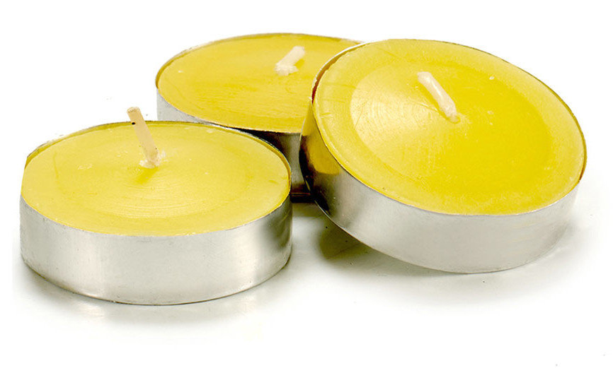 tea lights Citronella 3,8 cm wosk żółty 20 szt Citronella Sklep