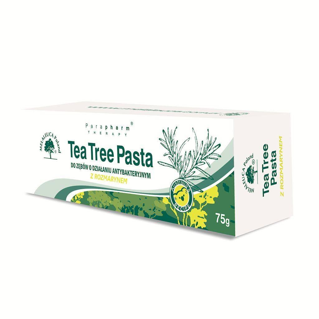 Фото - Зубна паста / ополіскувач Tea Tree Pasta do zębów z ROZMARYNEM MELALEUCA