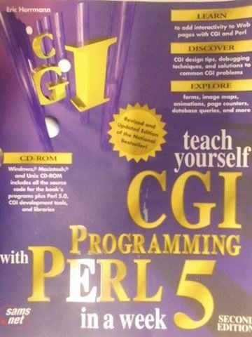 Teach Yourself CGI Programming with Perl 5 in a Week + cd - Herrmann ...