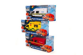 Teama Toys, auto ratunkowe, żółte - Teama Toys
