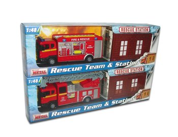 Teama Toys, stacja służb ratowniczych i samochód - Teama Toys