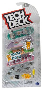 Tech Deck zestaw 4 deskorolki fingerboardy Meow do złożenia + akcesoria - Spin Master