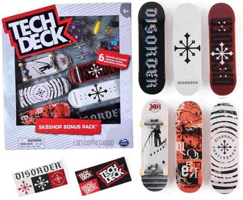 Tech Deck zestaw Sk8Shop 6 deskorolek Bonus Pack Disorder + akcesoria - Spin Master