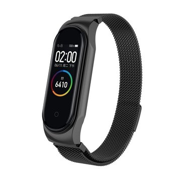 Tech-Protect MiLANese Opaska Pasek Bransoleta Band XIAOMI Mi Band 5 / 6 Black - Bestphone