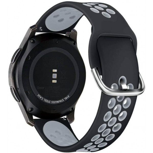 Zdjęcia - Pasek do smartwatcha / smartbanda Tech-Protect Softband Samsung Galaxy Watch 3 45Mm Black/Grey 