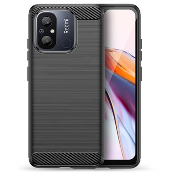 Tech-Protect Tpucarbon Xiaomi Redmi 12C Black - Tech-Protect
