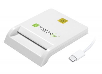 Techly Czytnik Kart Stykowych Smart Card USB-C - Techly