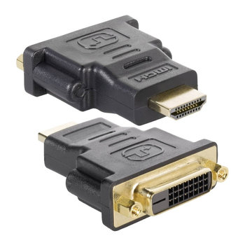 Techly HDMI - DVI-D M/F Czarny - Techly