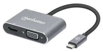 Techly Hub / Adapter Usb-C Na Hdmi 4K*30Hz, Hdmi Usb-A Usb-C Pd Hdmi Vga - Techly