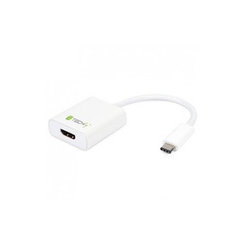 Techly Konwerter/Adapter Usb-C Na Hdmi Uhd*60Hz Biały - Techly