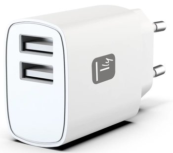 Techly Ładowarka Sieciowa 2X Usb 12W/2.4A 5V Biała - Techly