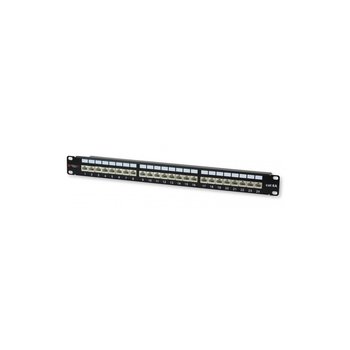 Techly Patch Panel Stp Cat6A 24 Porty, 1U, Czarny - Techly