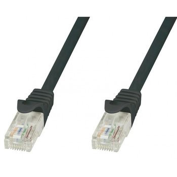 Techly Patchcord Cat.5e UTP CCA 0,25m czarny - Techly