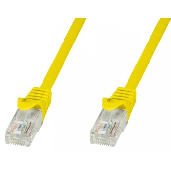 Techly Patchcord Cat.5e UTP CCA 0,5m żółty - Techly