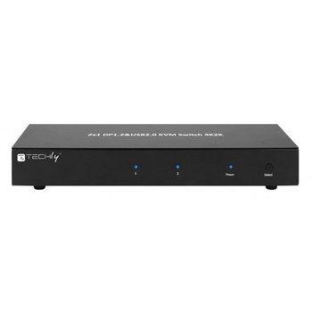 TECHLY PRZEŁĄCZNIK KVM DISPLAYPORT/USB 2X1 DUAL HE - Techly
