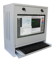 Techly Szafa na komputer PC przemysłowy i monitor LED/LCD 22” Techly