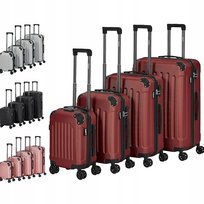 TecTake Walizka twarda zestaw ABS Cleo 95 l