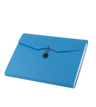 Teczka A4 12 Przegródek Niebieska D.Rect - D.RECT