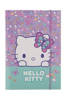 Teczka kartonowa z gumką A4 Hello Kitty pink wzór 1 Inna marka