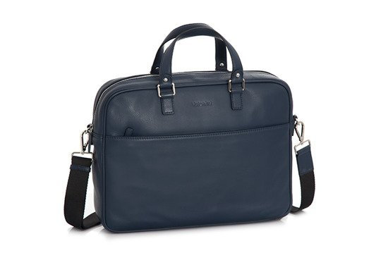 VALENTINI Teczka męska Valentini Coraggio 527 granatowa