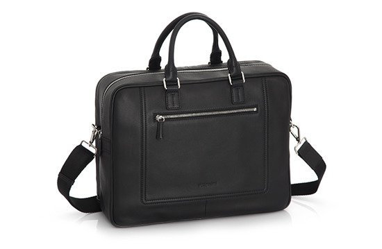 VALENTINI Teczka męska Valentini Coraggio 528 czarna