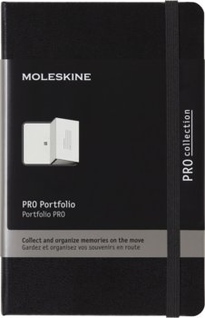 Teczka Moleskine Pro Portfolio P (9X14Cm) Czarna, Twarda Oprawa, 6 Kieszonek - Moleskine
