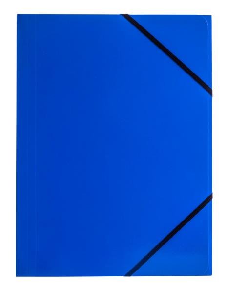 Zdjęcia - Teczka / pudełko Teczka z gumką narożną, A4, niebieska