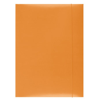 teczka z gumką office products, karton, a4, 300gsm, 3-skrz., pomarańczowa - Office Products