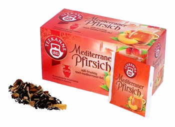 Teekanne, herbata owocowa, śródziemnomorska brzoskwinia, 20 torebek - Teekanne