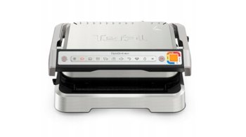 Tefal, Kontaktowy grill elektryczny OptiGrill 4w1 GC774D30, srebrno-szary, 2100 W - Tefal