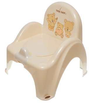 Tega Baby, Nocnik/Krzesełko z Pozytywką, Miś, Beżowy - Tega Baby