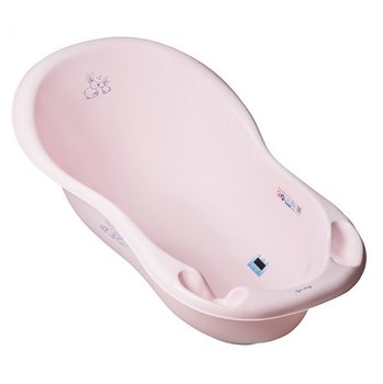 Tega Baby, Wanienka dziecięca z odpływem, Króliczki, Różowy, 102 cm - Tega Baby