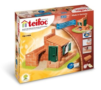 Teifoc, Domki 2 plany, zestaw do budowania z cegiełek - Teifoc