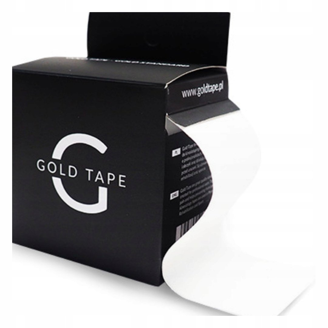 Фото - Бандаж / корсет Tejpy Plastry Kinesiotape Gold Tape 5Cmx5M Białe
