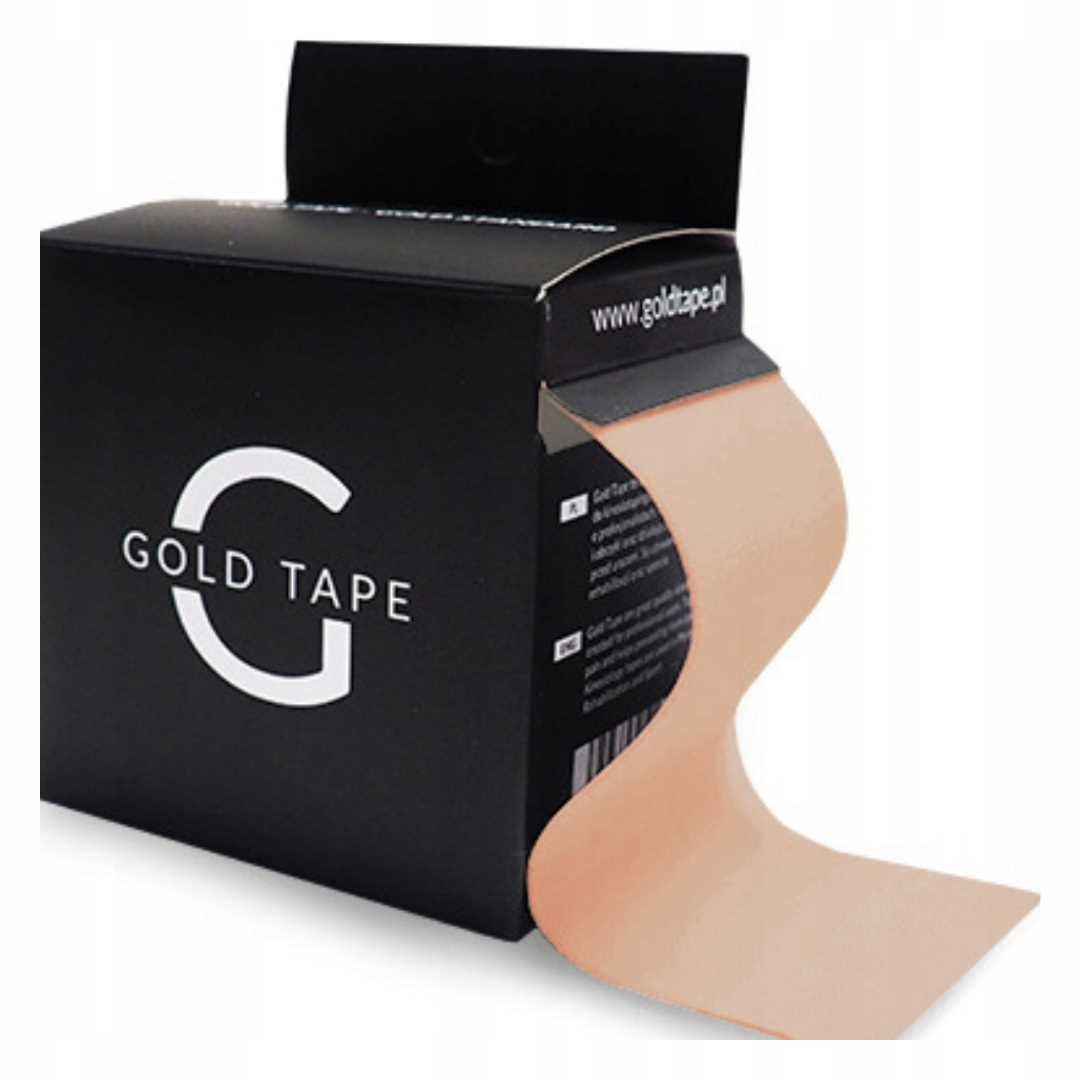 Фото - Бандаж / корсет Tejpy Tape Kinesiotaping Gold Tape 5Cmx5M Beżowe