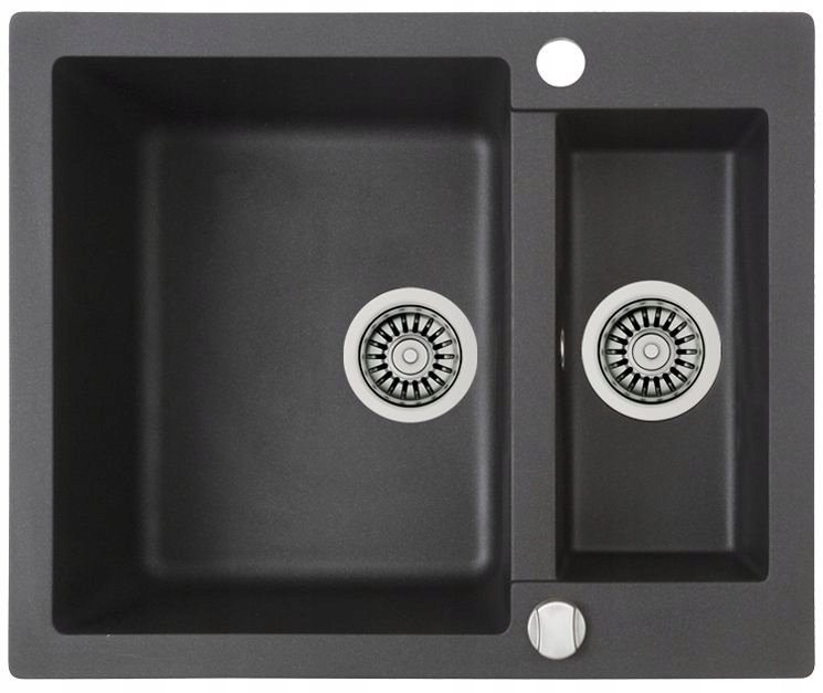 Teka, Zlewozmywak Clivo 60 S-tq Onyks 61 X 49,5 Cm-Zdjęcie-0