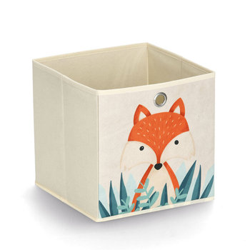 Tekstylne pudełko ze zwierzątkiem, 28 x 28 x 28 cm - Zeller