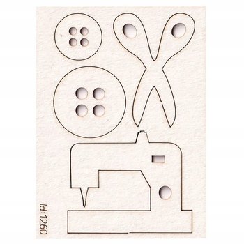 TEKTURKA scrapki- Mini zestaw krawiecki Scrapiniec - Scrapiniec