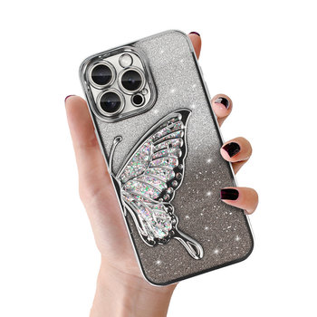 Tel Protect Butterfly Water Case do Iphone 15 srebrny - TopTel