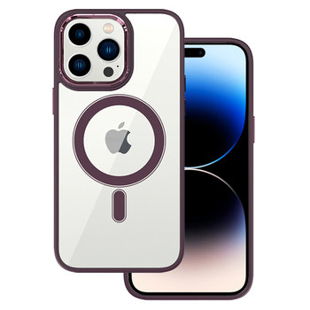 Tel Protect Magnetic Clear Case do Iphone 14 Wiśniowy - Inny producent
