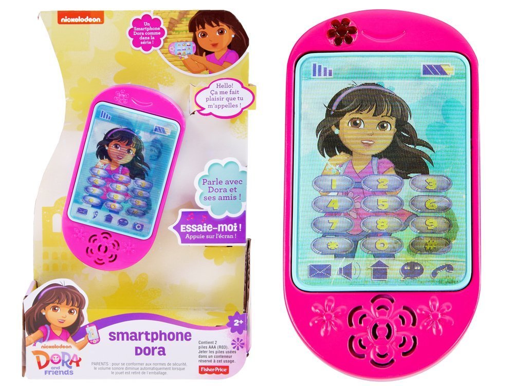 Zdjęcia - Zabawka edukacyjna Telefon dla malucha Smartfon Dora ZA2724