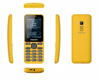 Telefon MAXCOM MM 139, Dual Sim, Żółty - Maxcom