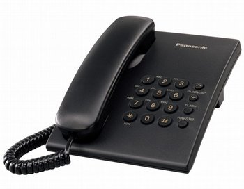 Telefon PANASONIC KX-TS500PDB czarny - Panasonic
