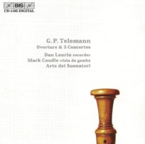 Telemann Overture & 3 Concertos Arte Dei Suonatori, Caudle Mark, Laurin Dan