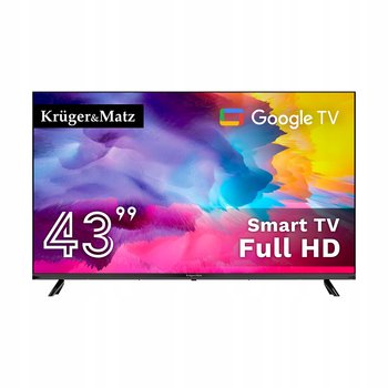 Telewizor Kruger&Matz 43" FHD Google TV, DVB-T2/S2/T/C H.265 HEVC - Krüger&Matz