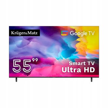 Telewizor Kruger&Matz 55" UHD Google TV 5.0 DVB-T2/T/C H.265 HEVC smart - Krüger&Matz