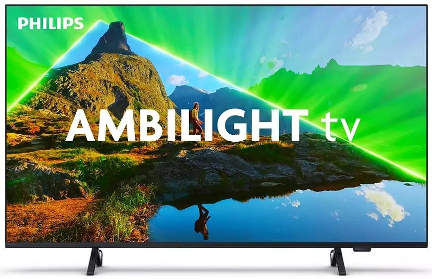 TV Philips Ambilight 55PUS8200 4K 55 Pouces - Smart TV Titan OS, Son Dolby Atmos, Compatibilité Alexa/Google