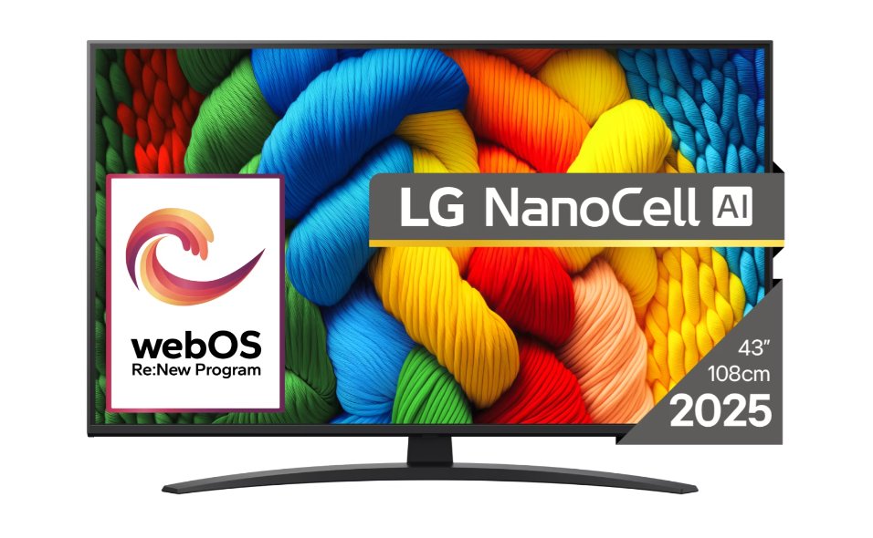 LG Lg Telewizor 43Nano81a3a 43' Smart Tv Uhd Webos 25